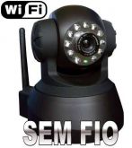Câmera IP Sem Fio Wireless com Infraverm. Acesso via Intenet